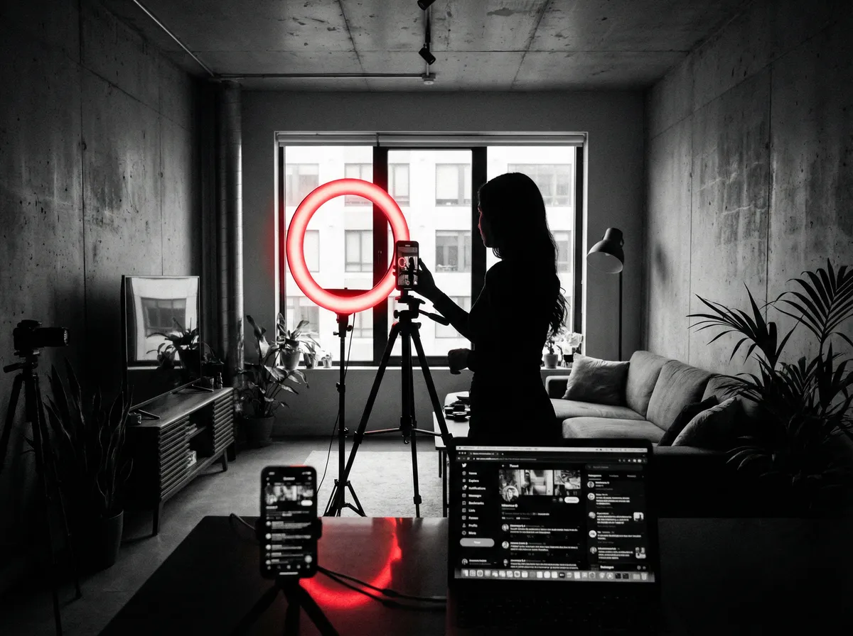 微信附近的人 网红直播间幕后